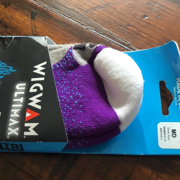 Wigwam Ultimax Flash Pro Ironman lightweight ankle sock W’s size 6-10 M 5-9.5 - Picture 8 of 8